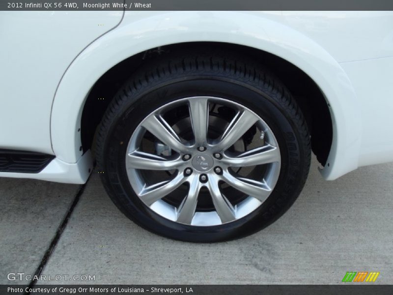 Moonlight White / Wheat 2012 Infiniti QX 56 4WD