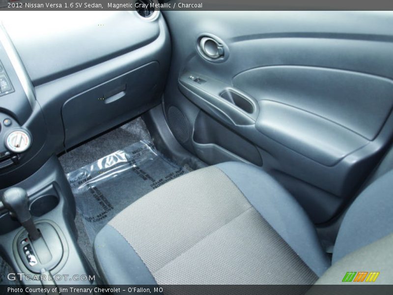 Magnetic Gray Metallic / Charcoal 2012 Nissan Versa 1.6 SV Sedan