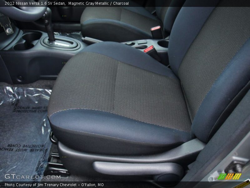 Magnetic Gray Metallic / Charcoal 2012 Nissan Versa 1.6 SV Sedan