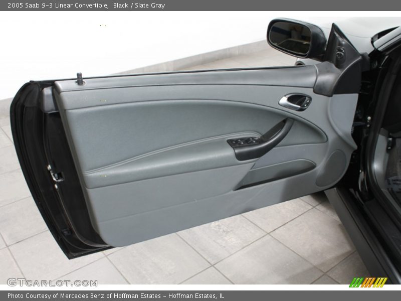 Black / Slate Gray 2005 Saab 9-3 Linear Convertible