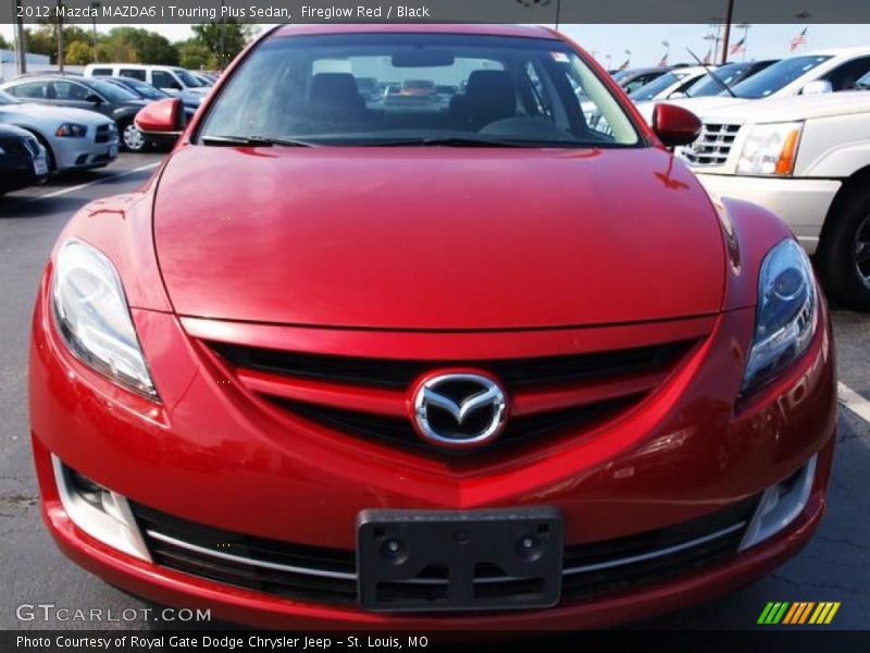 Fireglow Red / Black 2012 Mazda MAZDA6 i Touring Plus Sedan