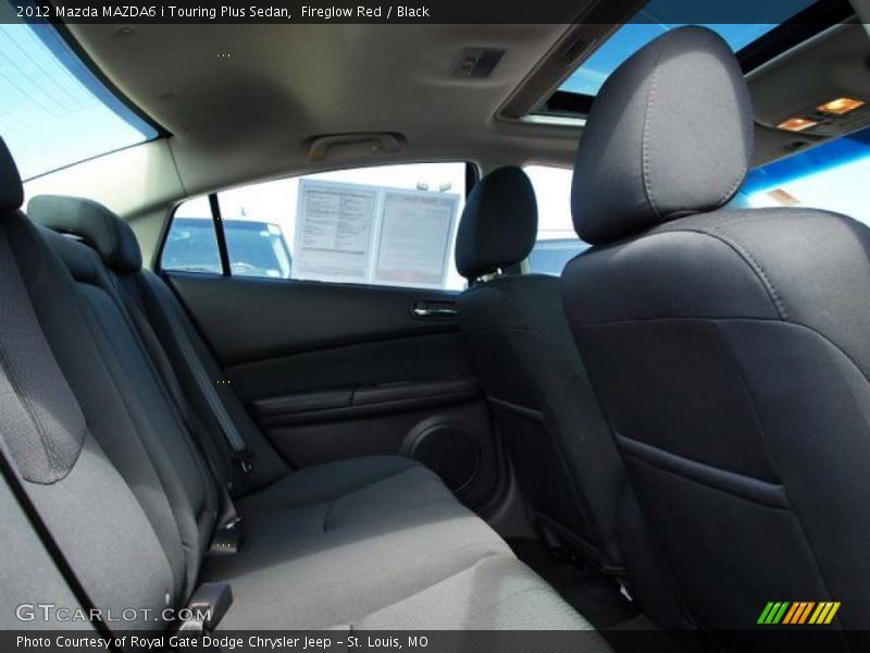 Fireglow Red / Black 2012 Mazda MAZDA6 i Touring Plus Sedan