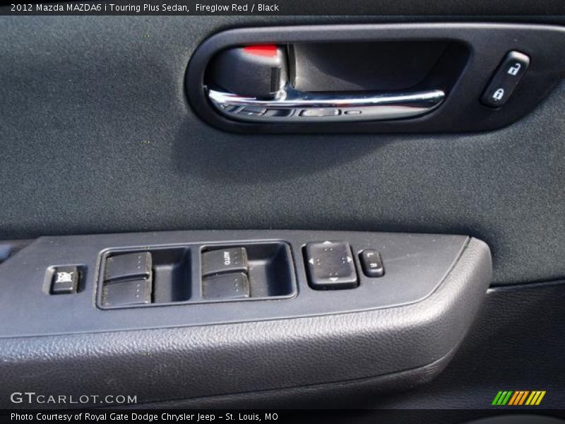 Fireglow Red / Black 2012 Mazda MAZDA6 i Touring Plus Sedan