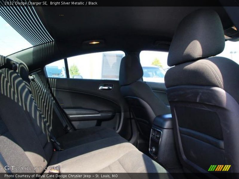 Bright Silver Metallic / Black 2012 Dodge Charger SE