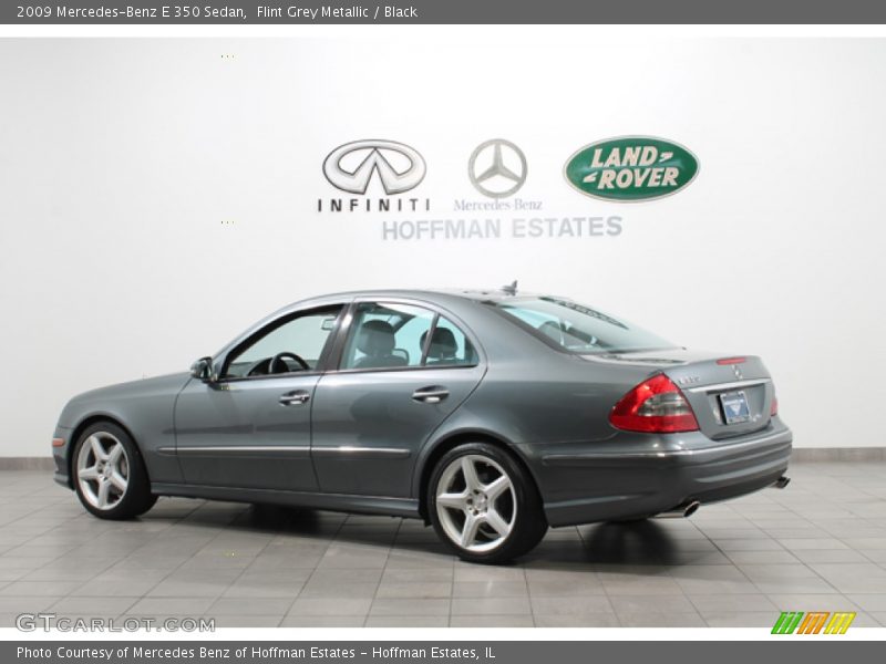 Flint Grey Metallic / Black 2009 Mercedes-Benz E 350 Sedan