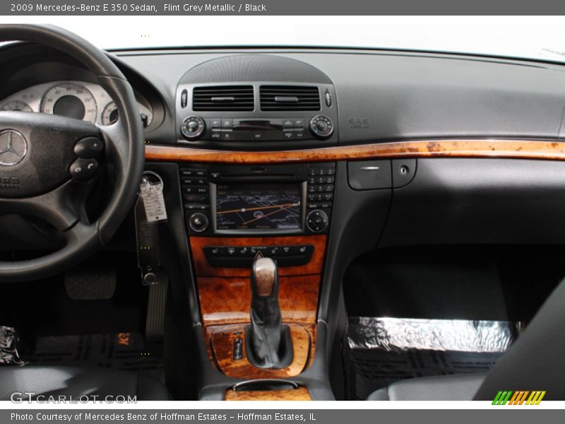 Flint Grey Metallic / Black 2009 Mercedes-Benz E 350 Sedan