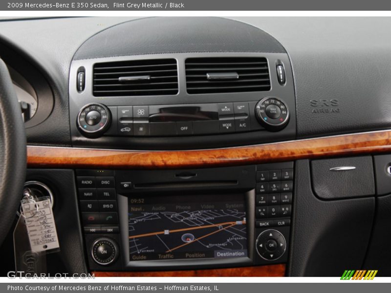 Flint Grey Metallic / Black 2009 Mercedes-Benz E 350 Sedan