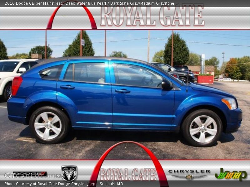 Deep Water Blue Pearl / Dark Slate Gray/Medium Graystone 2010 Dodge Caliber Mainstreet
