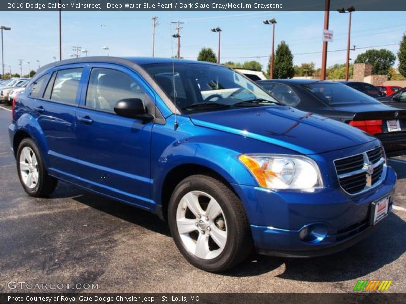 Deep Water Blue Pearl / Dark Slate Gray/Medium Graystone 2010 Dodge Caliber Mainstreet