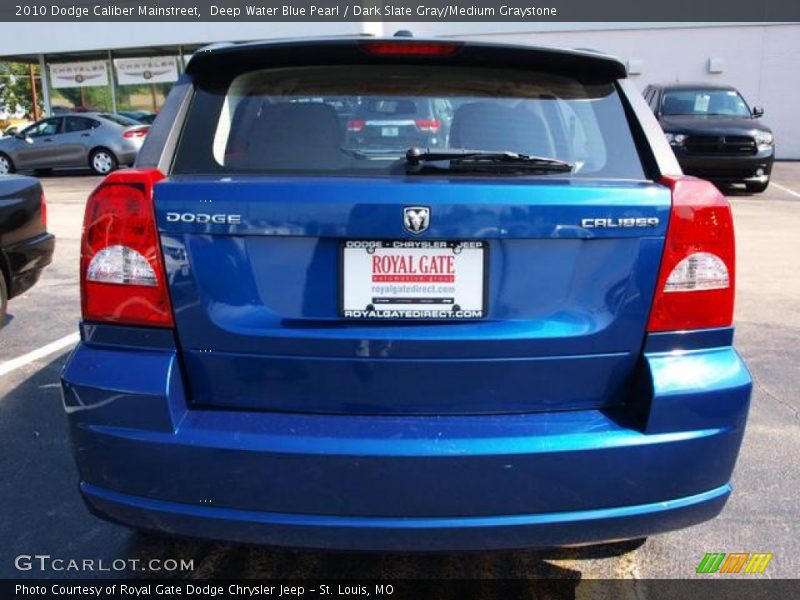 Deep Water Blue Pearl / Dark Slate Gray/Medium Graystone 2010 Dodge Caliber Mainstreet