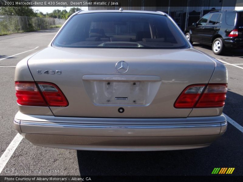 Desert Silver Metallic / Java 2001 Mercedes-Benz E 430 Sedan