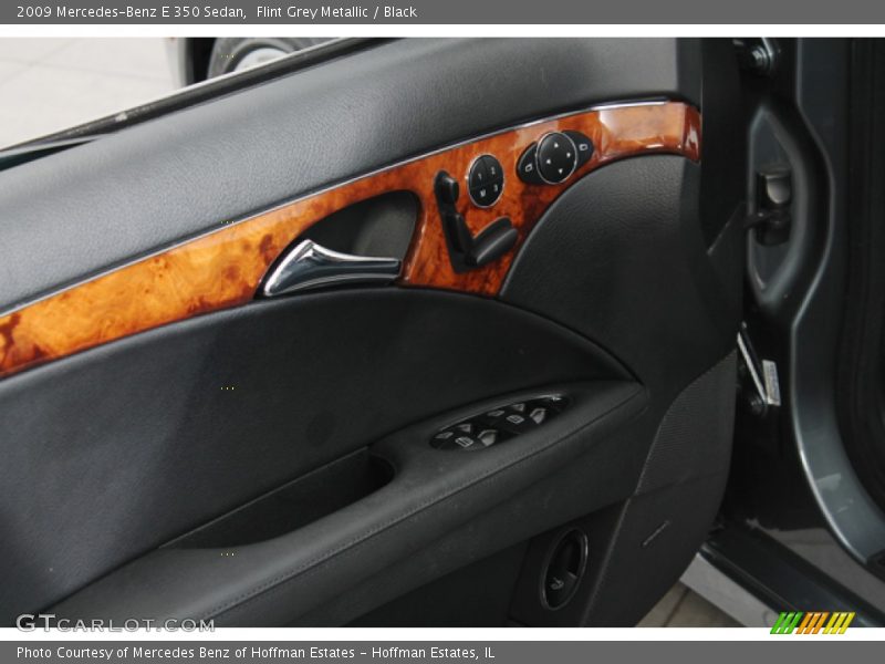 Flint Grey Metallic / Black 2009 Mercedes-Benz E 350 Sedan