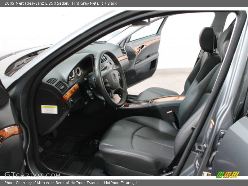 Front Seat of 2009 E 350 Sedan