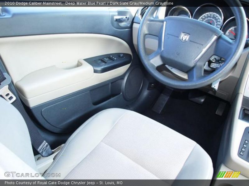Deep Water Blue Pearl / Dark Slate Gray/Medium Graystone 2010 Dodge Caliber Mainstreet
