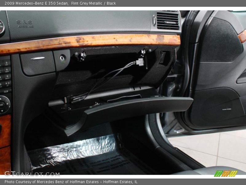 Flint Grey Metallic / Black 2009 Mercedes-Benz E 350 Sedan