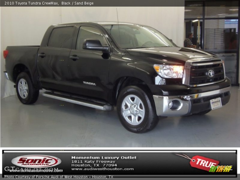 Black / Sand Beige 2010 Toyota Tundra CrewMax