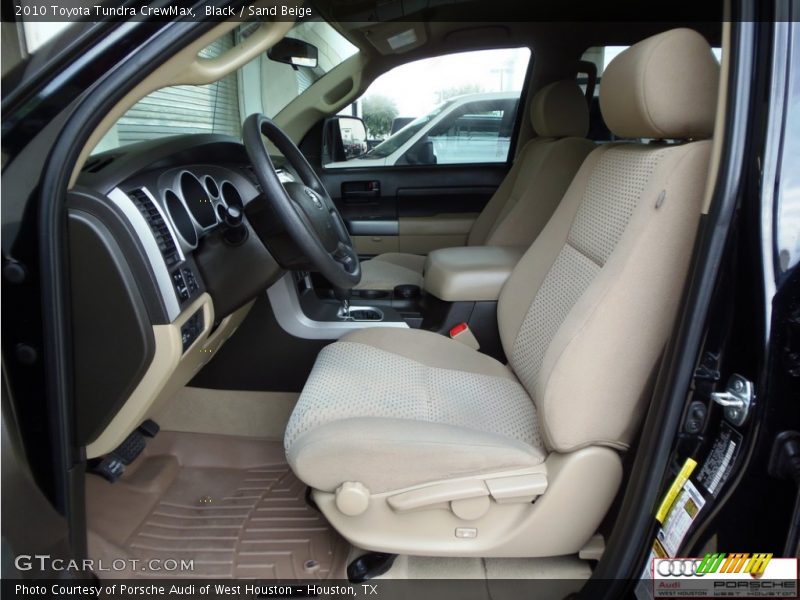 Black / Sand Beige 2010 Toyota Tundra CrewMax