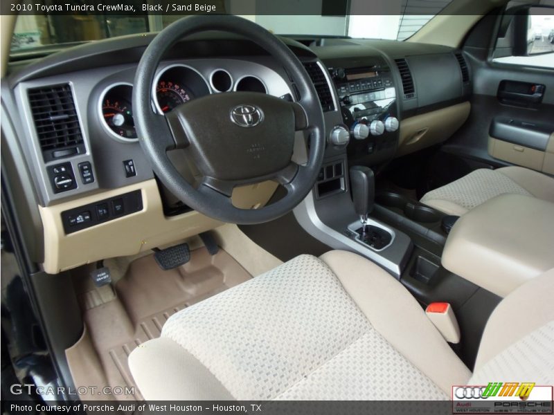 Black / Sand Beige 2010 Toyota Tundra CrewMax