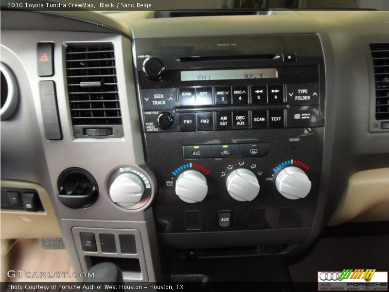 Black / Sand Beige 2010 Toyota Tundra CrewMax