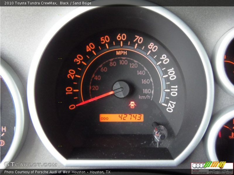 Black / Sand Beige 2010 Toyota Tundra CrewMax