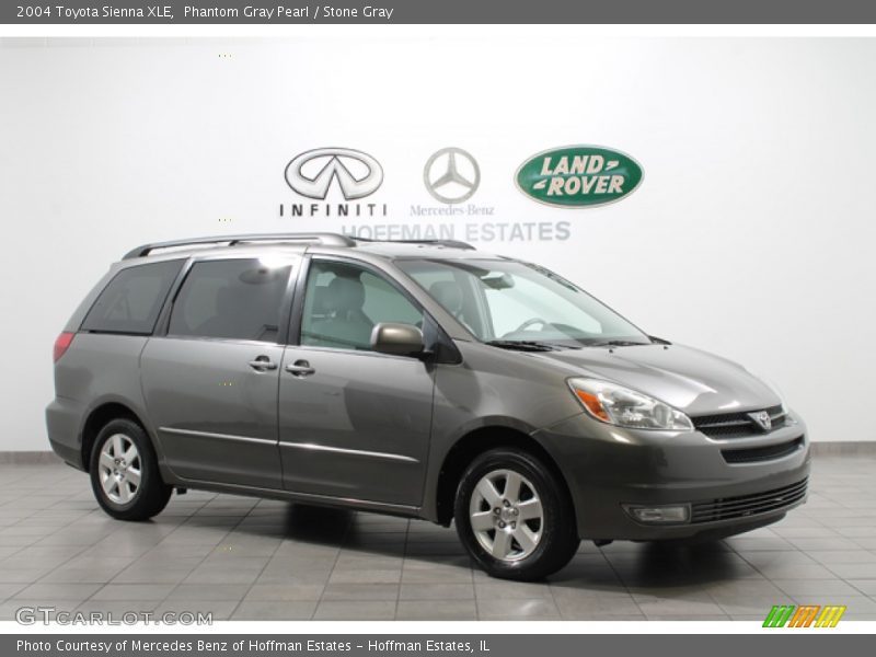 Phantom Gray Pearl / Stone Gray 2004 Toyota Sienna XLE