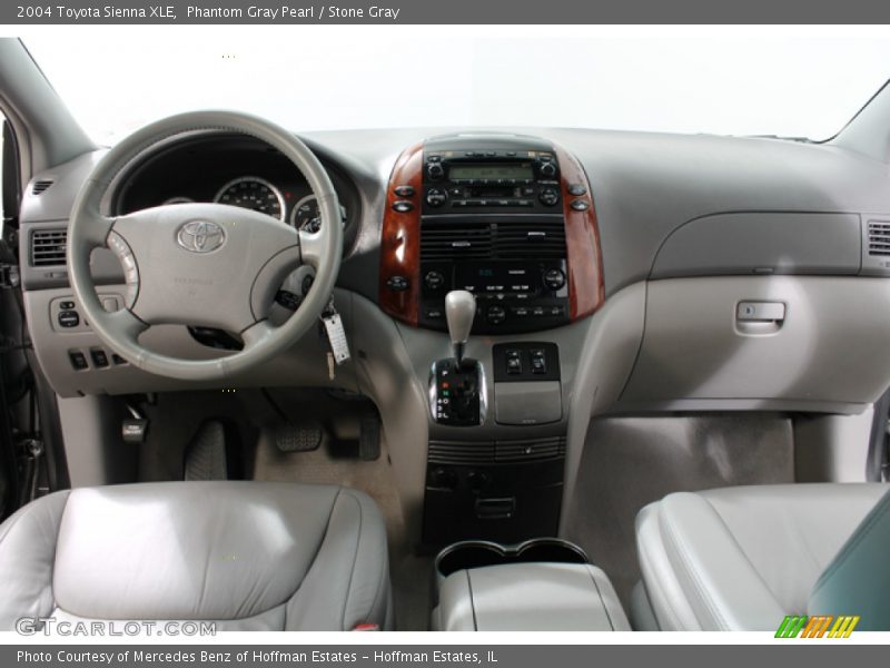Phantom Gray Pearl / Stone Gray 2004 Toyota Sienna XLE