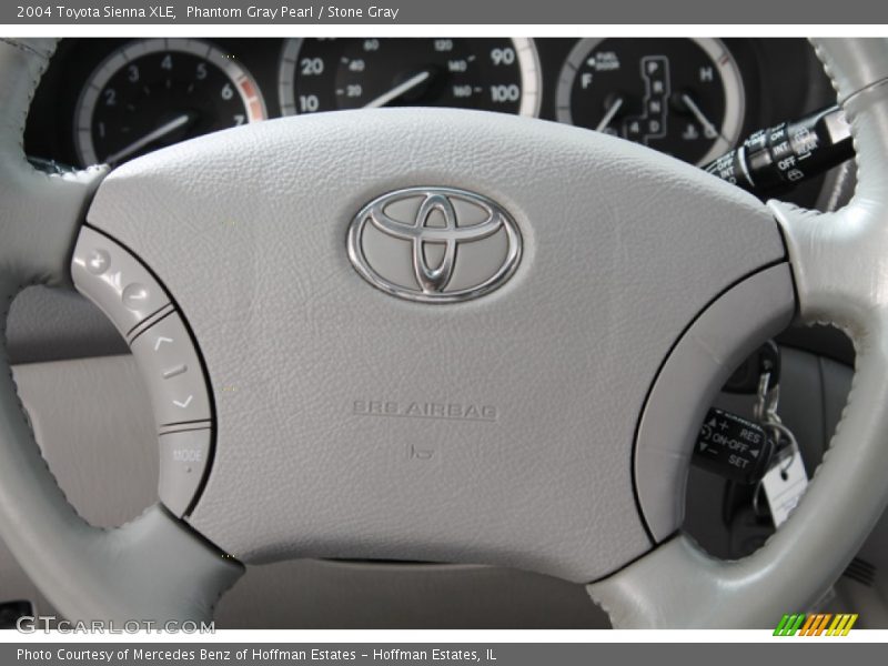 Phantom Gray Pearl / Stone Gray 2004 Toyota Sienna XLE