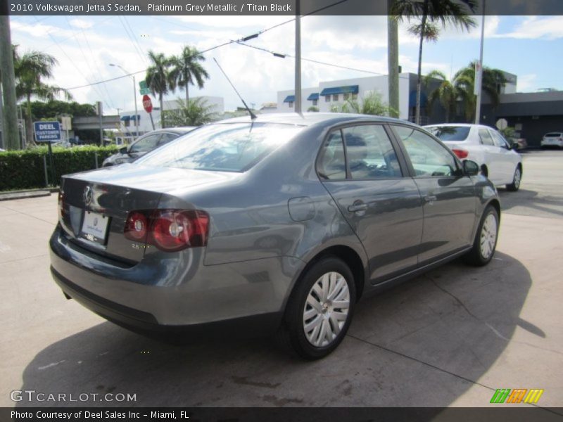 Platinum Grey Metallic / Titan Black 2010 Volkswagen Jetta S Sedan