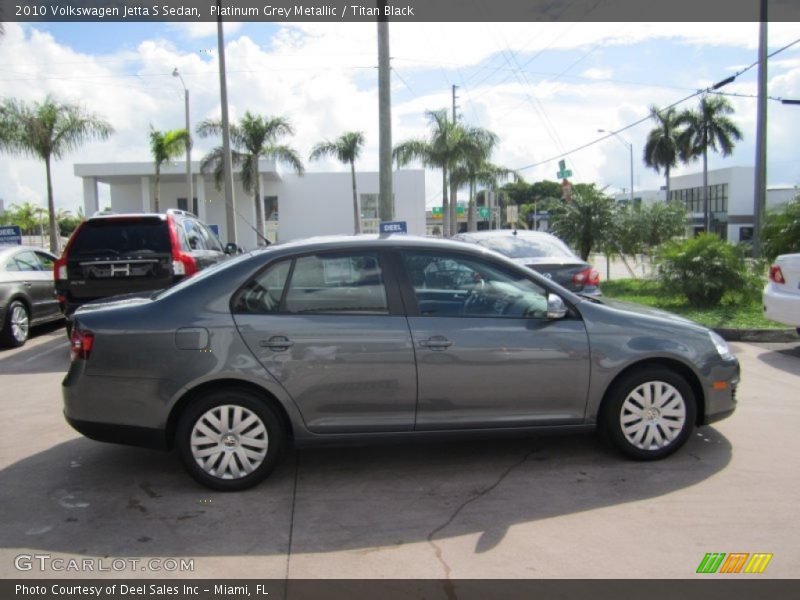 Platinum Grey Metallic / Titan Black 2010 Volkswagen Jetta S Sedan