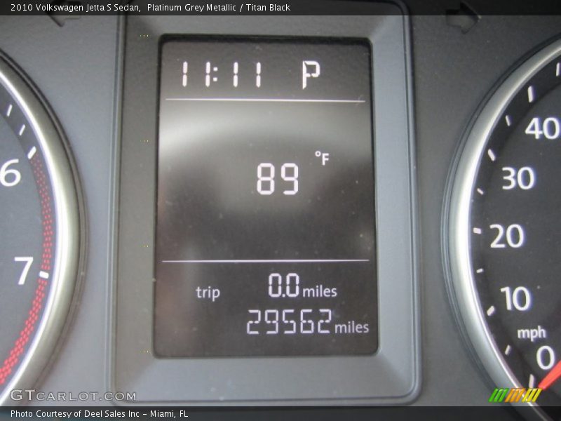 Platinum Grey Metallic / Titan Black 2010 Volkswagen Jetta S Sedan