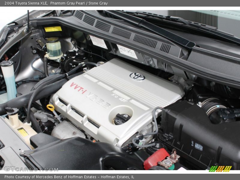 Phantom Gray Pearl / Stone Gray 2004 Toyota Sienna XLE