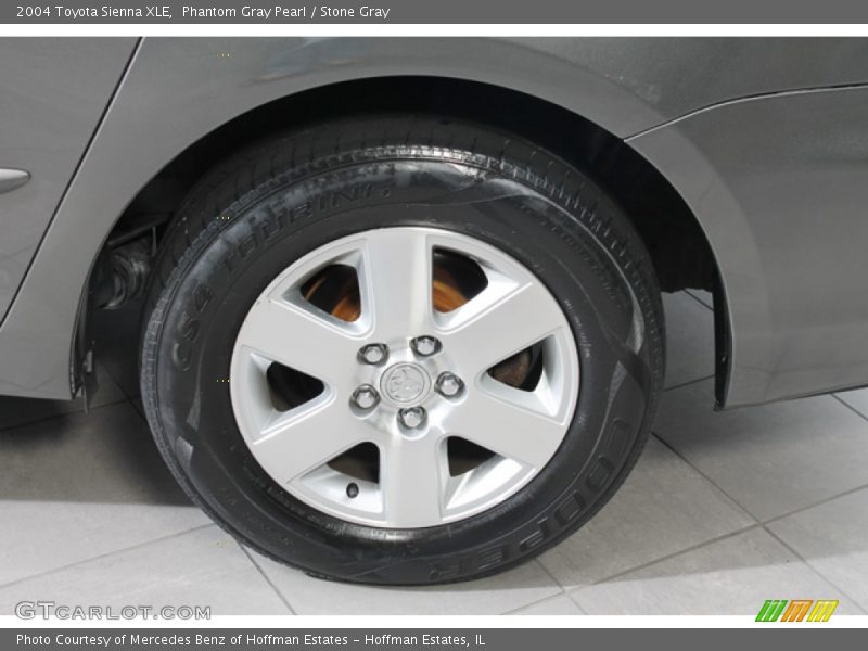 Phantom Gray Pearl / Stone Gray 2004 Toyota Sienna XLE