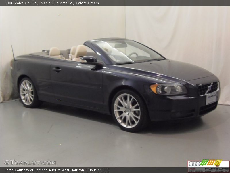 Magic Blue Metallic / Calcite Cream 2008 Volvo C70 T5