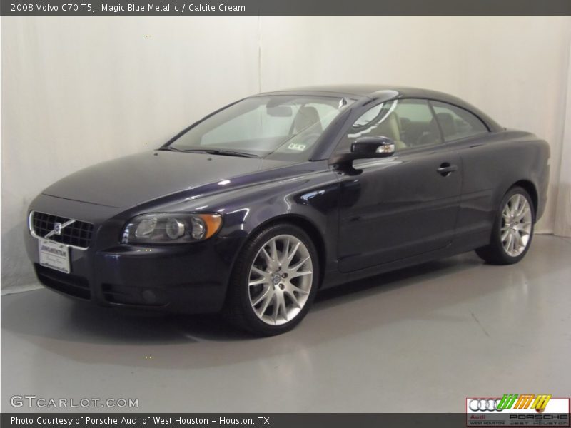 Magic Blue Metallic / Calcite Cream 2008 Volvo C70 T5