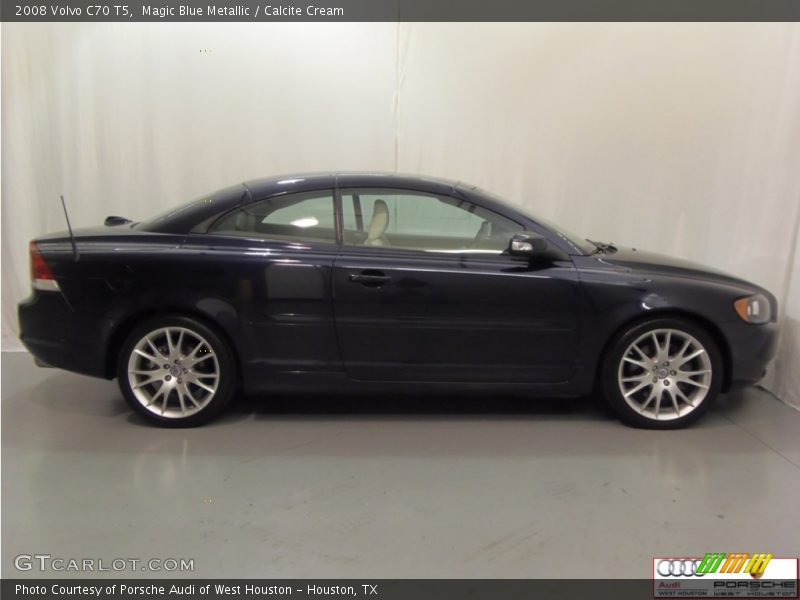 Magic Blue Metallic / Calcite Cream 2008 Volvo C70 T5