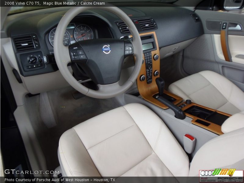 Magic Blue Metallic / Calcite Cream 2008 Volvo C70 T5