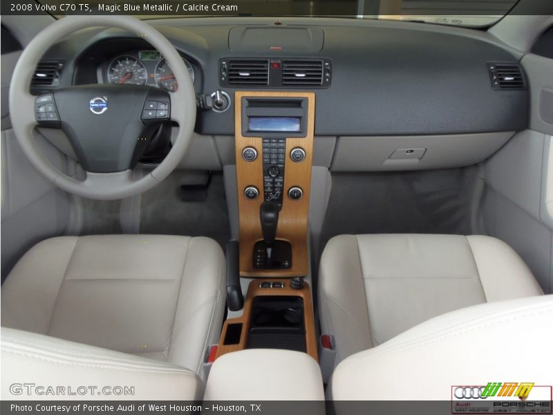 Magic Blue Metallic / Calcite Cream 2008 Volvo C70 T5