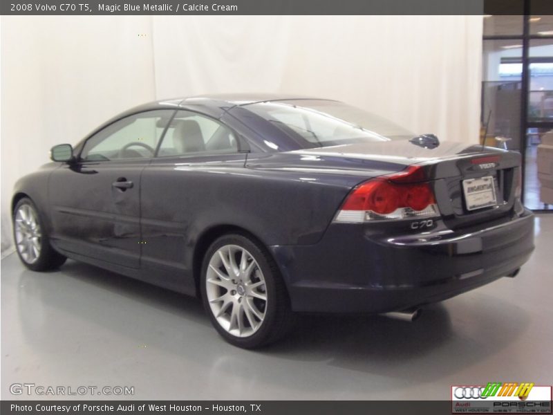 Magic Blue Metallic / Calcite Cream 2008 Volvo C70 T5