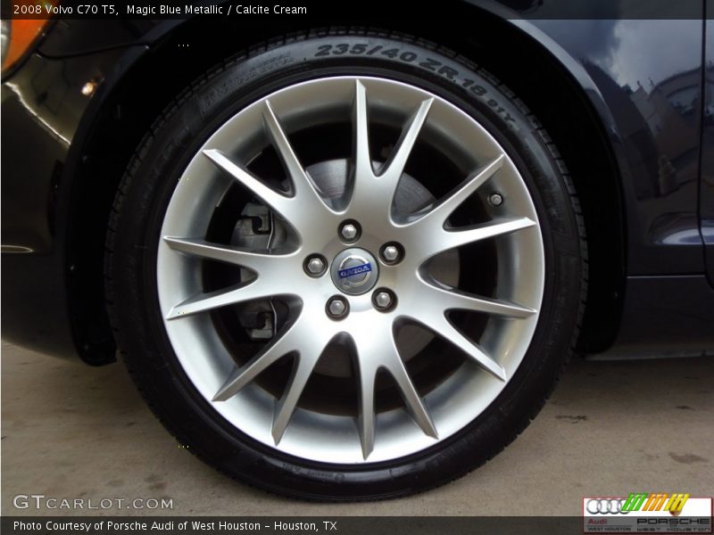 Magic Blue Metallic / Calcite Cream 2008 Volvo C70 T5