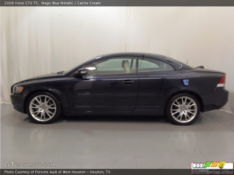 Magic Blue Metallic / Calcite Cream 2008 Volvo C70 T5