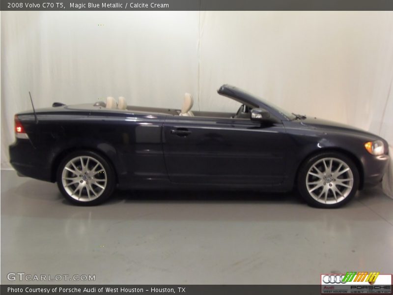 Magic Blue Metallic / Calcite Cream 2008 Volvo C70 T5