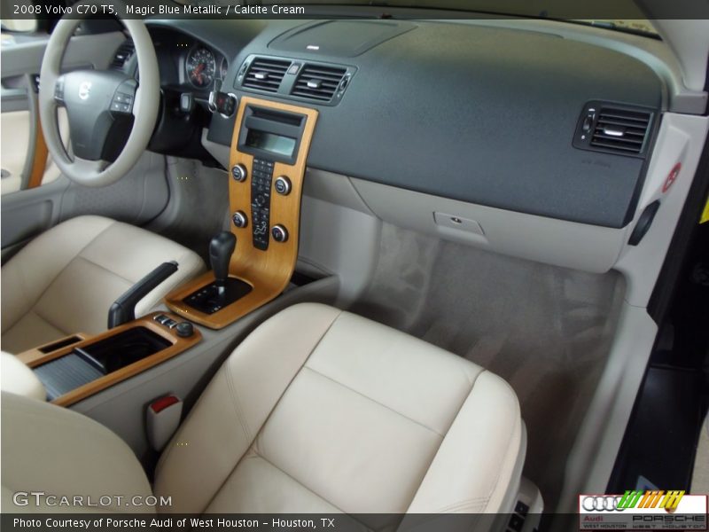 Magic Blue Metallic / Calcite Cream 2008 Volvo C70 T5