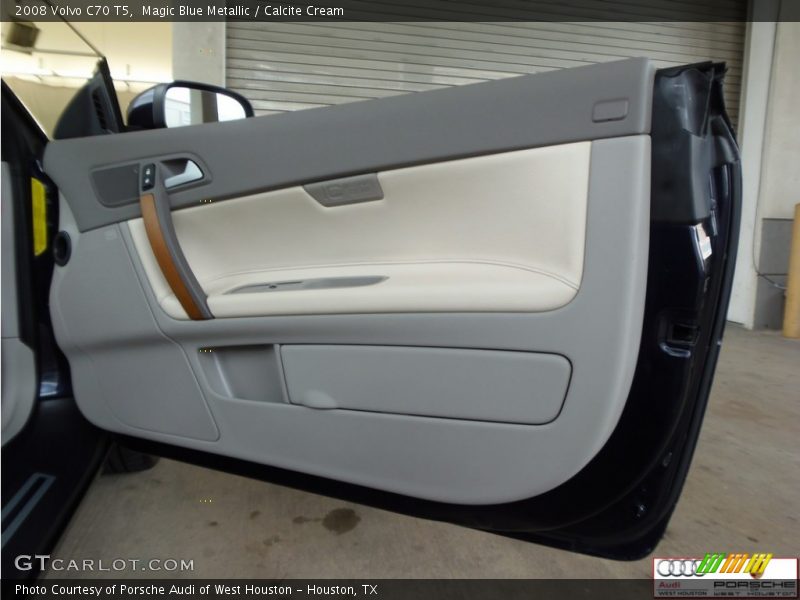 Magic Blue Metallic / Calcite Cream 2008 Volvo C70 T5