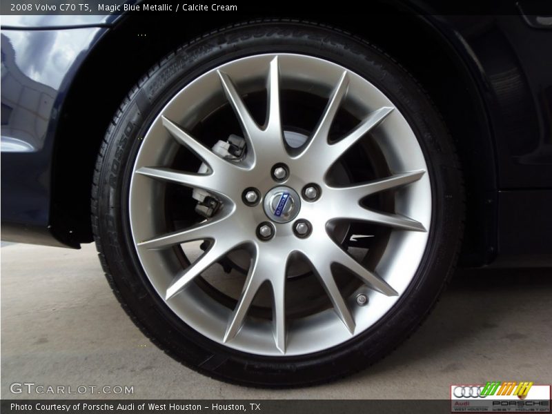Magic Blue Metallic / Calcite Cream 2008 Volvo C70 T5