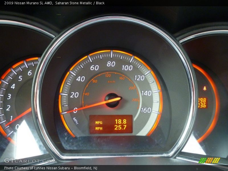 Saharan Stone Metallic / Black 2009 Nissan Murano SL AWD
