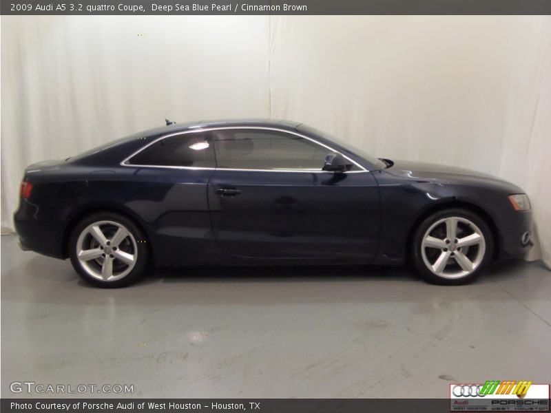 Deep Sea Blue Pearl / Cinnamon Brown 2009 Audi A5 3.2 quattro Coupe