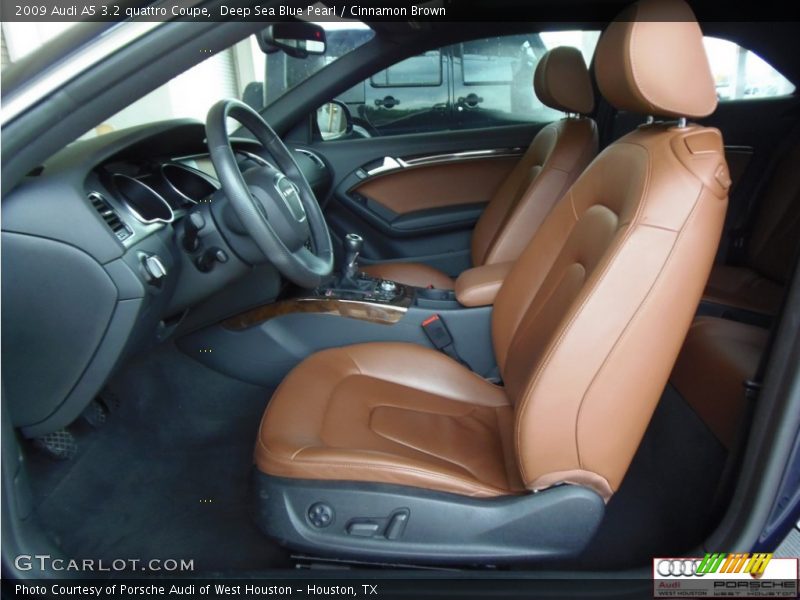 Deep Sea Blue Pearl / Cinnamon Brown 2009 Audi A5 3.2 quattro Coupe