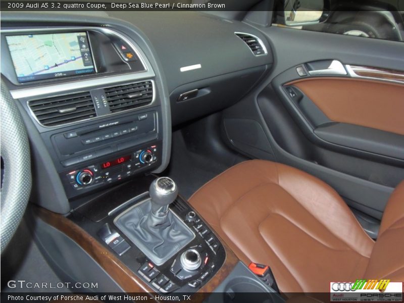 Deep Sea Blue Pearl / Cinnamon Brown 2009 Audi A5 3.2 quattro Coupe