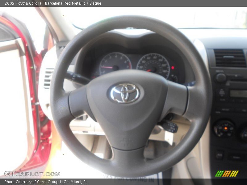 Barcelona Red Metallic / Bisque 2009 Toyota Corolla
