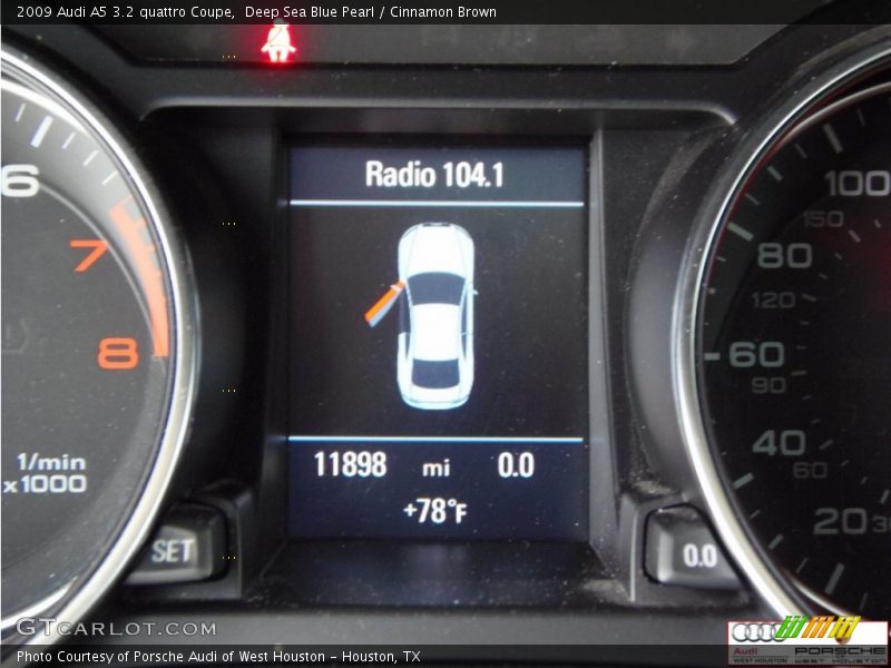 Deep Sea Blue Pearl / Cinnamon Brown 2009 Audi A5 3.2 quattro Coupe